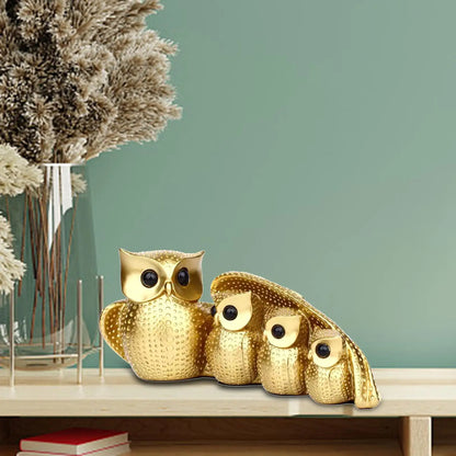 Owl Family Figurine