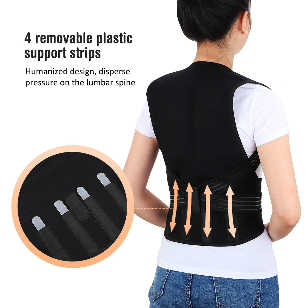 Tourmaline Magnetic Self-Heating Thermal Vest, Waist Brace, Lumbar Pad, Corset, Pain Relief