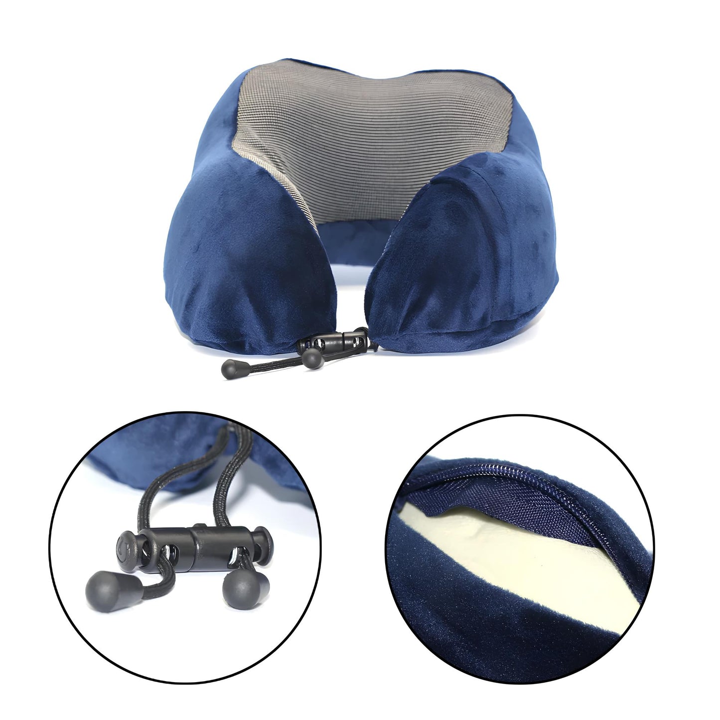 U Shaped Memory Foam Neck Pillow for Travel, Sleeping