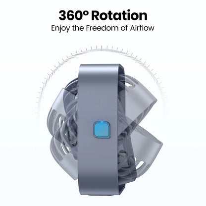 Portable Mini Fan, 360°Rotatable, USB