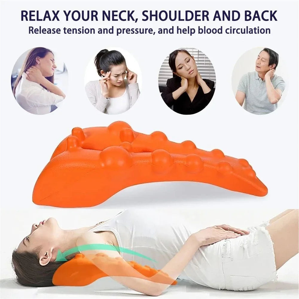 Cervical Traction, Neck Shoulder Stretcher Massager, Pain Relief Device