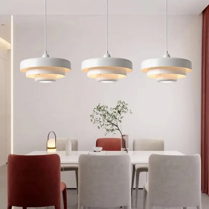 Macaron Carbon Steel Aluminum Nordic LED Pendant Light