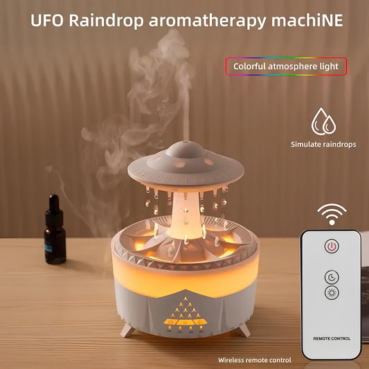 UFO Raindrop Humidifier, Aromatherapy, Air Diffuser