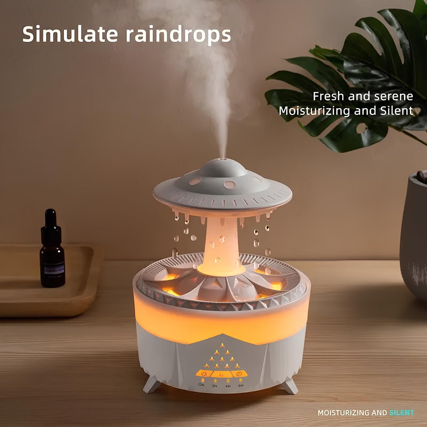 UFO Raindrop Humidifier, Aromatherapy, Air Diffuser