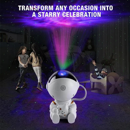 Galaxy Astronaut Star Projector LED Night Light Starry Sky