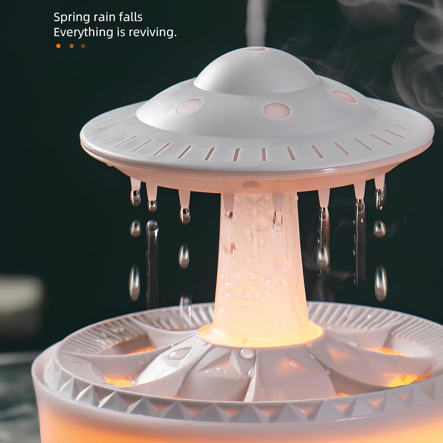 UFO Raindrop Humidifier, Aromatherapy, Air Diffuser