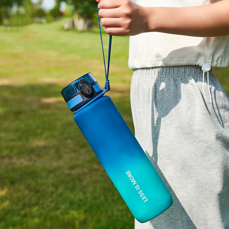 Gradient Colour Leak-proof Plastic Water Bottle