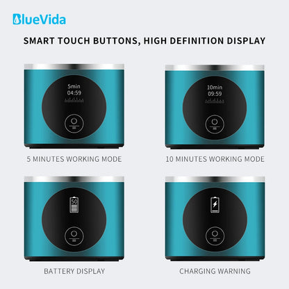 8th Generation Nano Hydrogen Water Bottle – Portable Hydrogen Water Generator with H2 Inhaler (DuPont SPE/PEM, OLED Display)