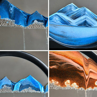 3D Moving Sand Art Picture Hourglass Quicksand Craft Flowing Sand - Homevalley.co.uk