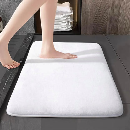 Super Absorbent Floor Mat – Ultra Soft Fleece Bathroom Mat