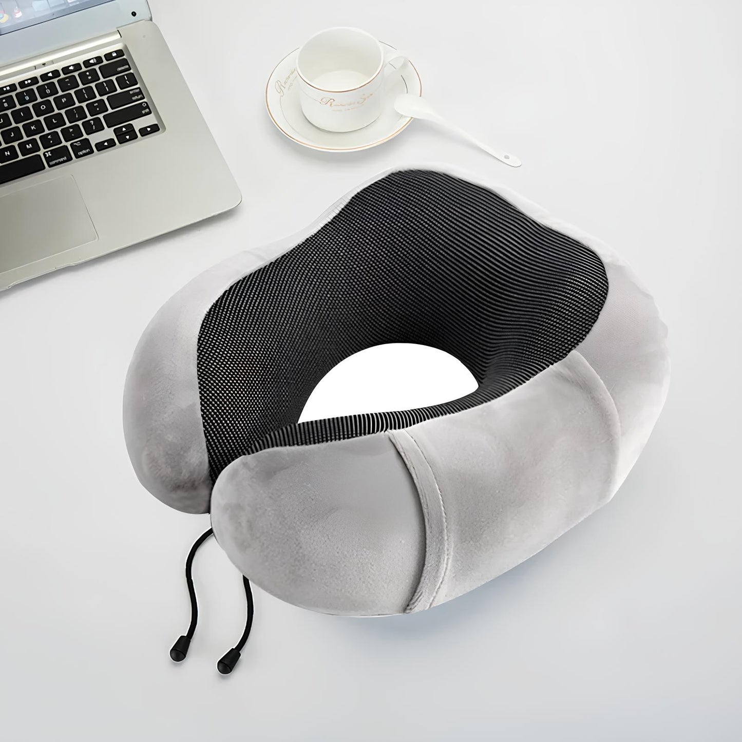 U Shaped Memory Foam Neck Pillow for Travel, Sleeping