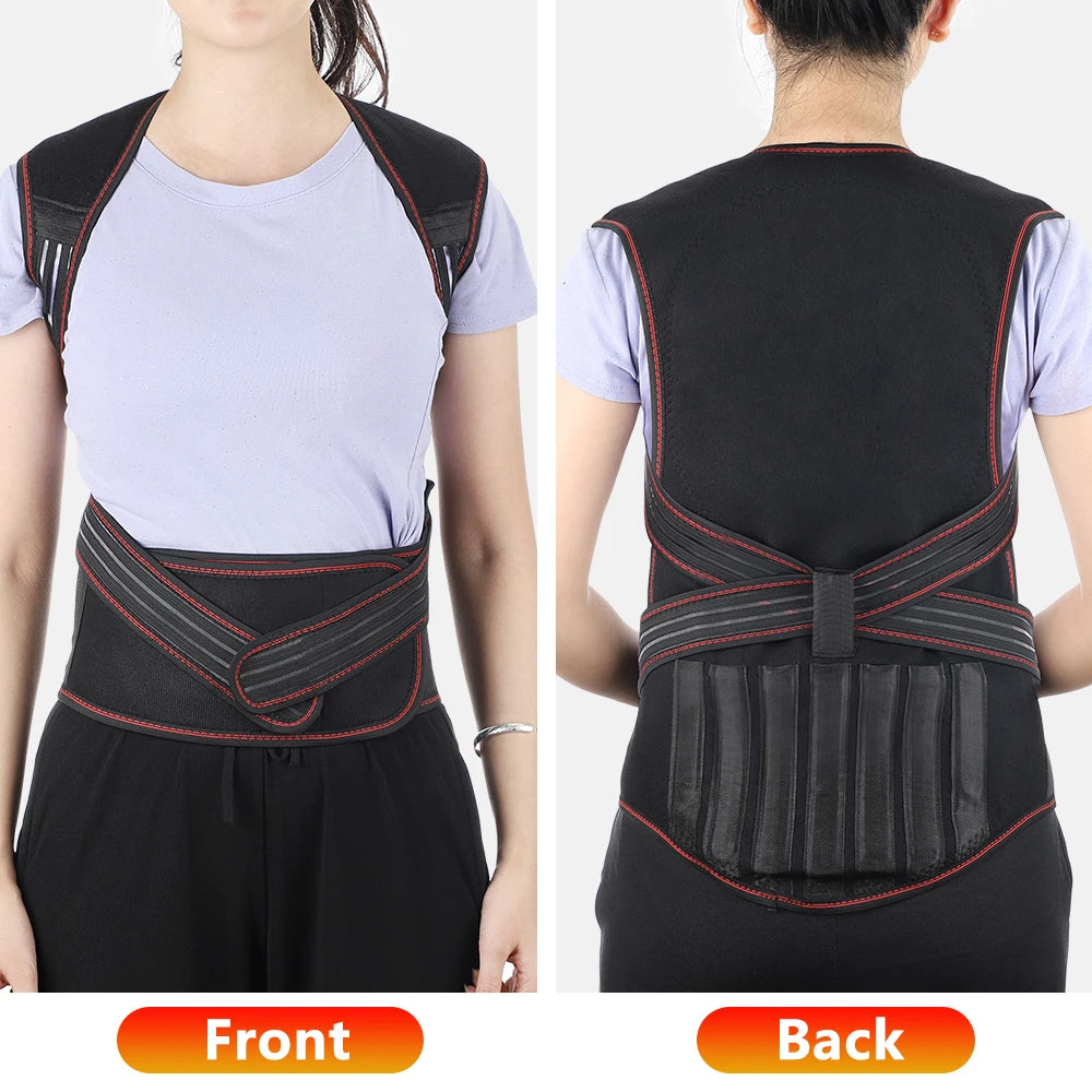 Tourmaline Magnetic Self-Heating Thermal Vest, Waist Brace, Lumbar Pad, Corset, Pain Relief