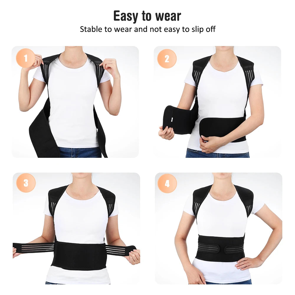 Tourmaline Magnetic Self-Heating Thermal Vest, Waist Brace, Lumbar Pad, Corset, Pain Relief