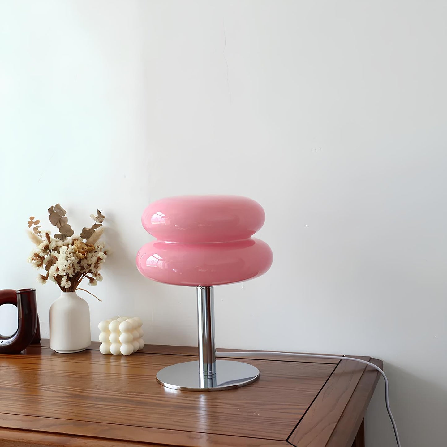 Macaron Glass Donut Table Lamp