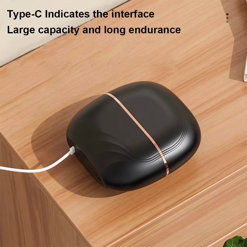 Mini Rechargeable Hair Straightener Brush – Cordless USB Portable Anti-Scald Styling Comb