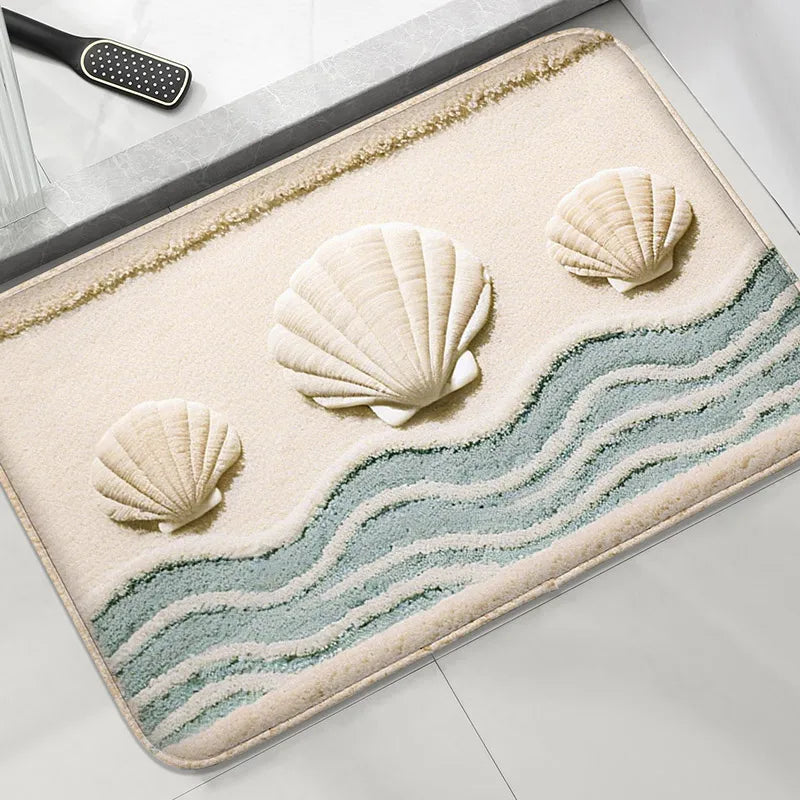 Anti-Slip Bathroom Mat – Soft Absorbent Quick-Dry Shower & Bath Rug