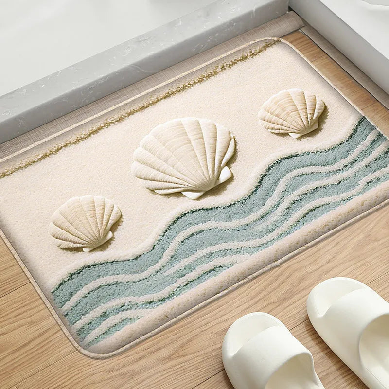 Anti-Slip Bathroom Mat – Soft Absorbent Quick-Dry Shower & Bath Rug