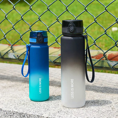 Gradient Colour Leak-proof Plastic Water Bottle