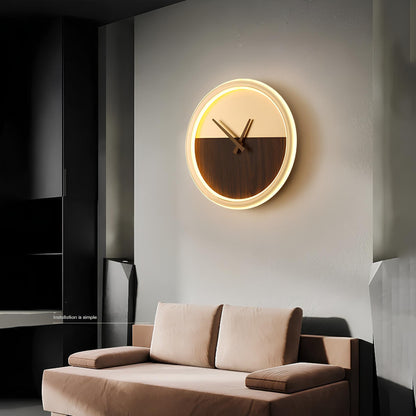 Clock Design LED Wall Lamp