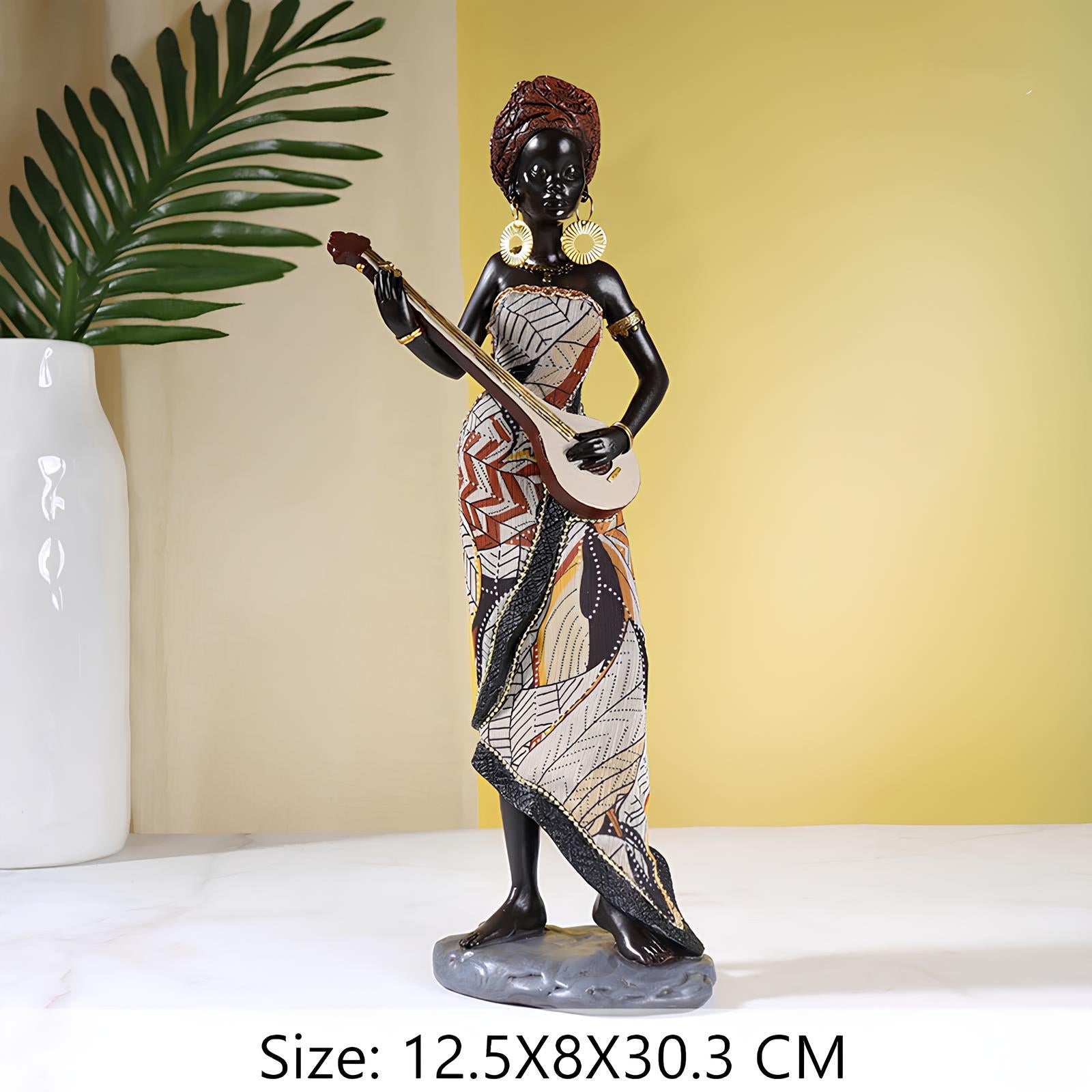 African Folk Band Ornament Sculpture Figurine - Homevalley.co.uk