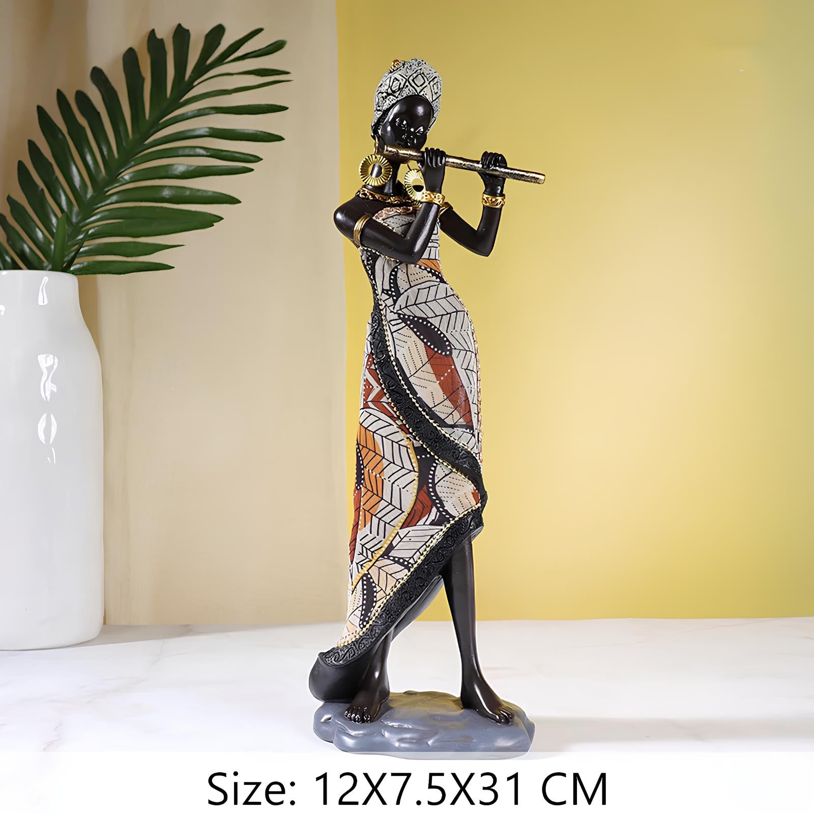 African Folk Band Ornament Sculpture Figurine - Homevalley.co.uk