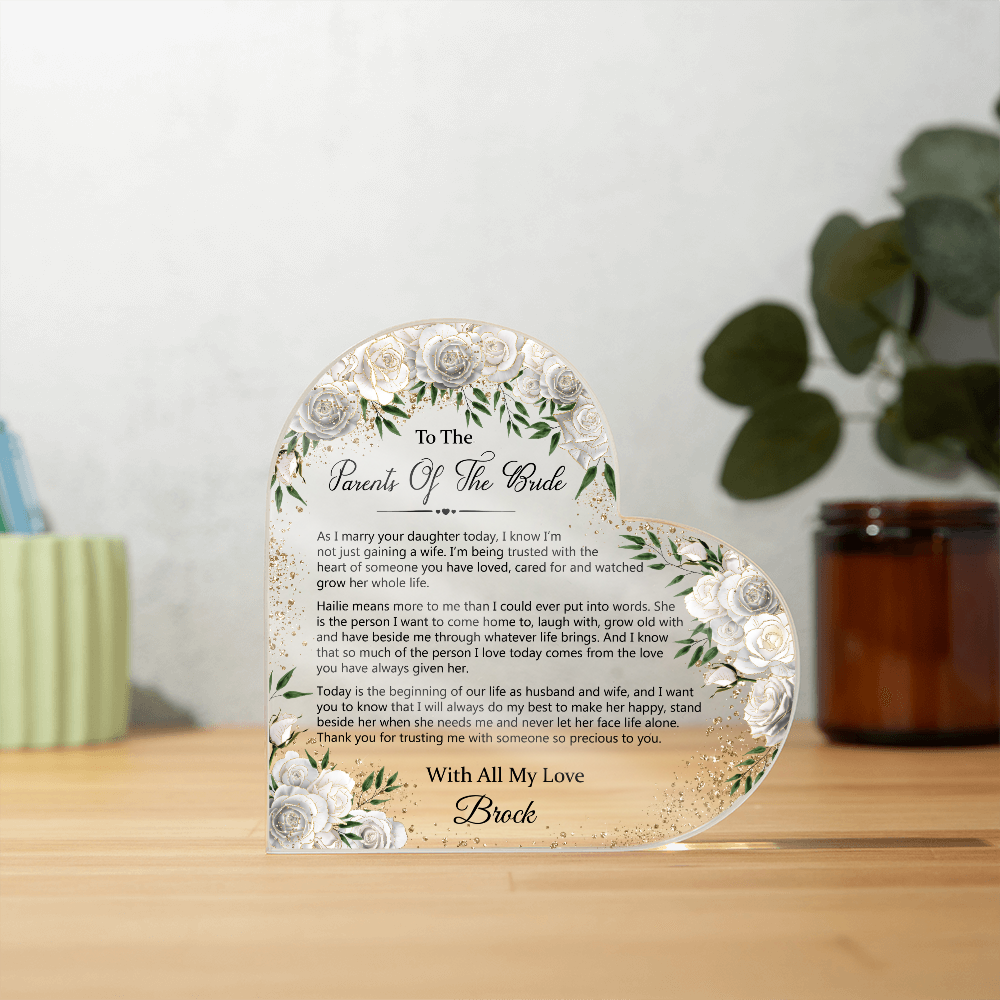 Heart Plaque ORDER