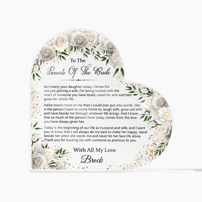 Heart Plaque ORDER