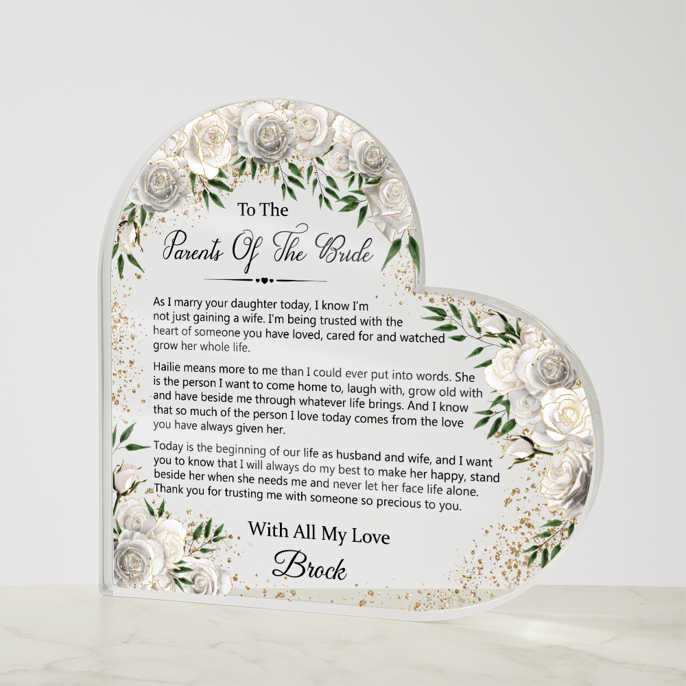 Heart Plaque ORDER
