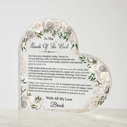 Heart Plaque ORDER