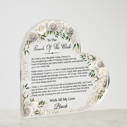 Heart Plaque ORDER