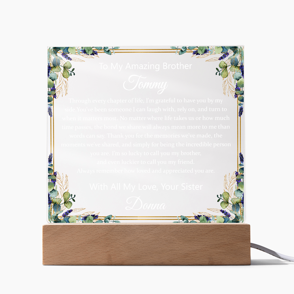 Square Plaque Order