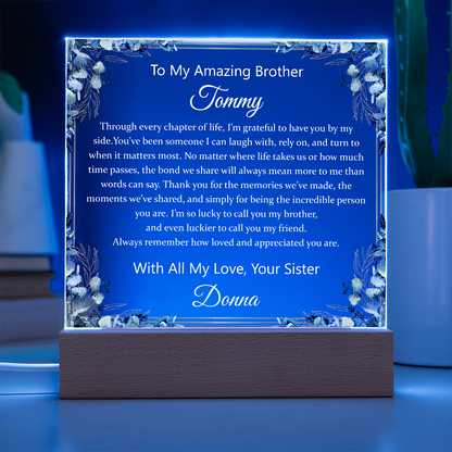 Square Plaque Order