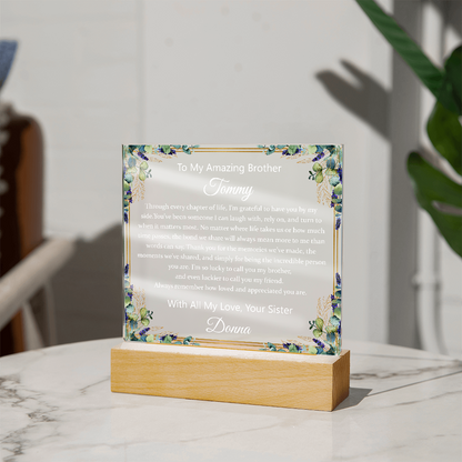 Square Plaque Order