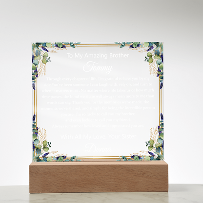 Square Plaque Order