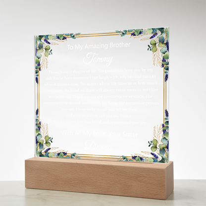 Square Plaque Order