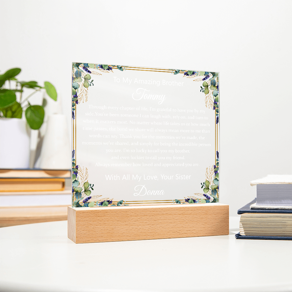 Square Plaque Order