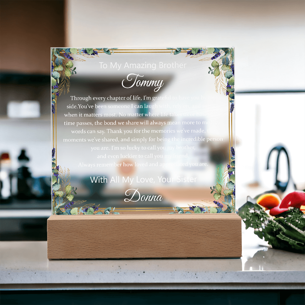 Square Plaque Order