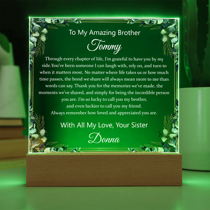 Square Plaque Order