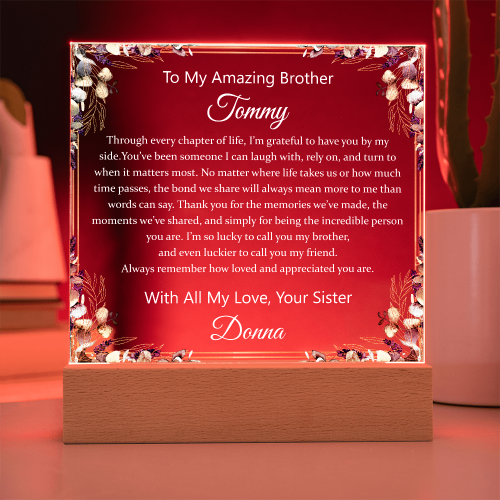 Square Plaque Order