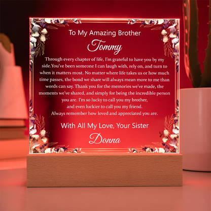 Square Plaque Order
