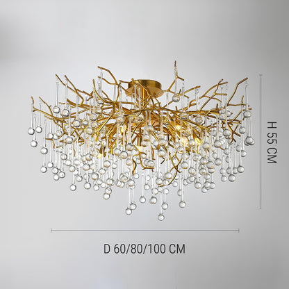 Nordic Gold Ceiling Chandelier