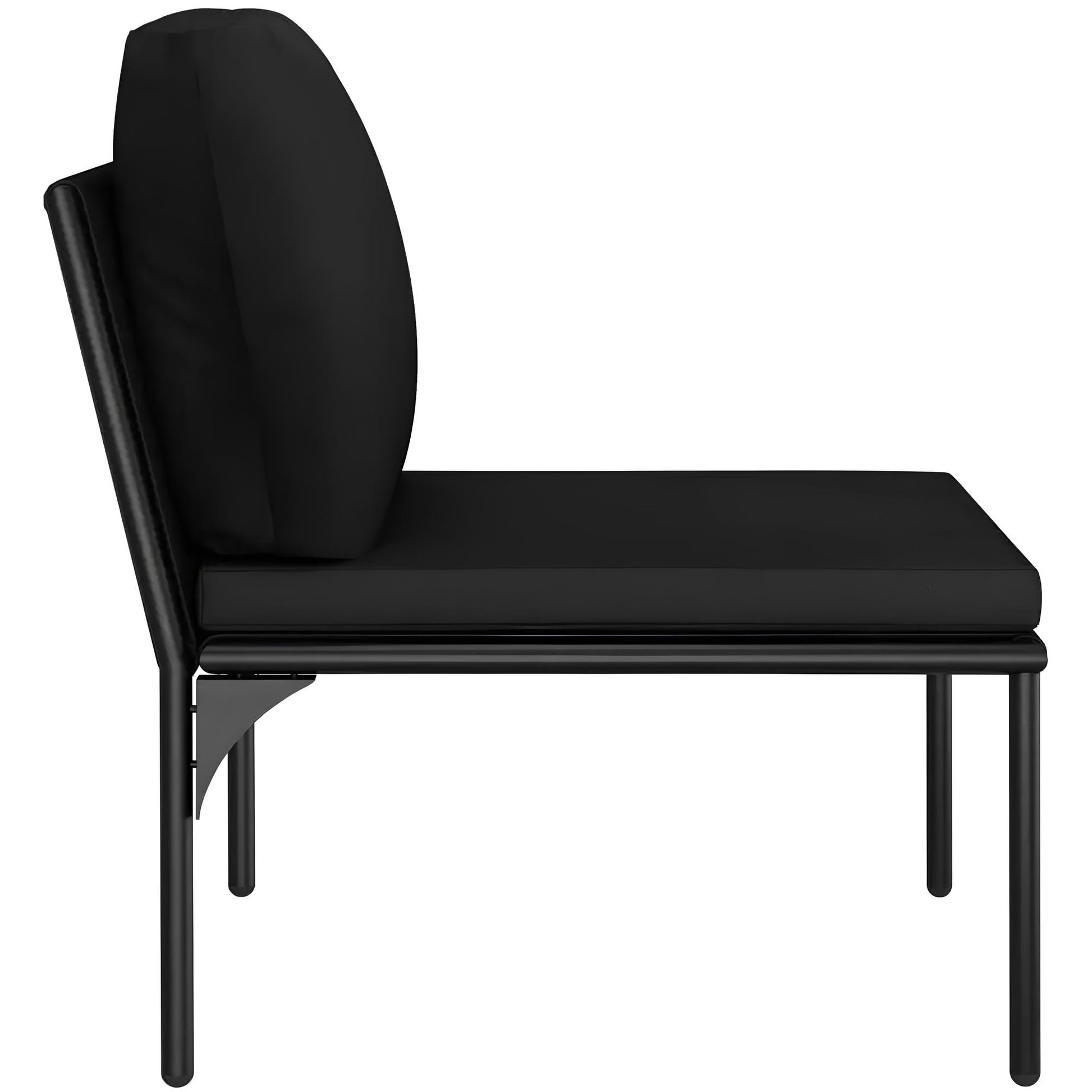 Black PVC Rattan Garden Furniture Set - Homevalley.co.uk