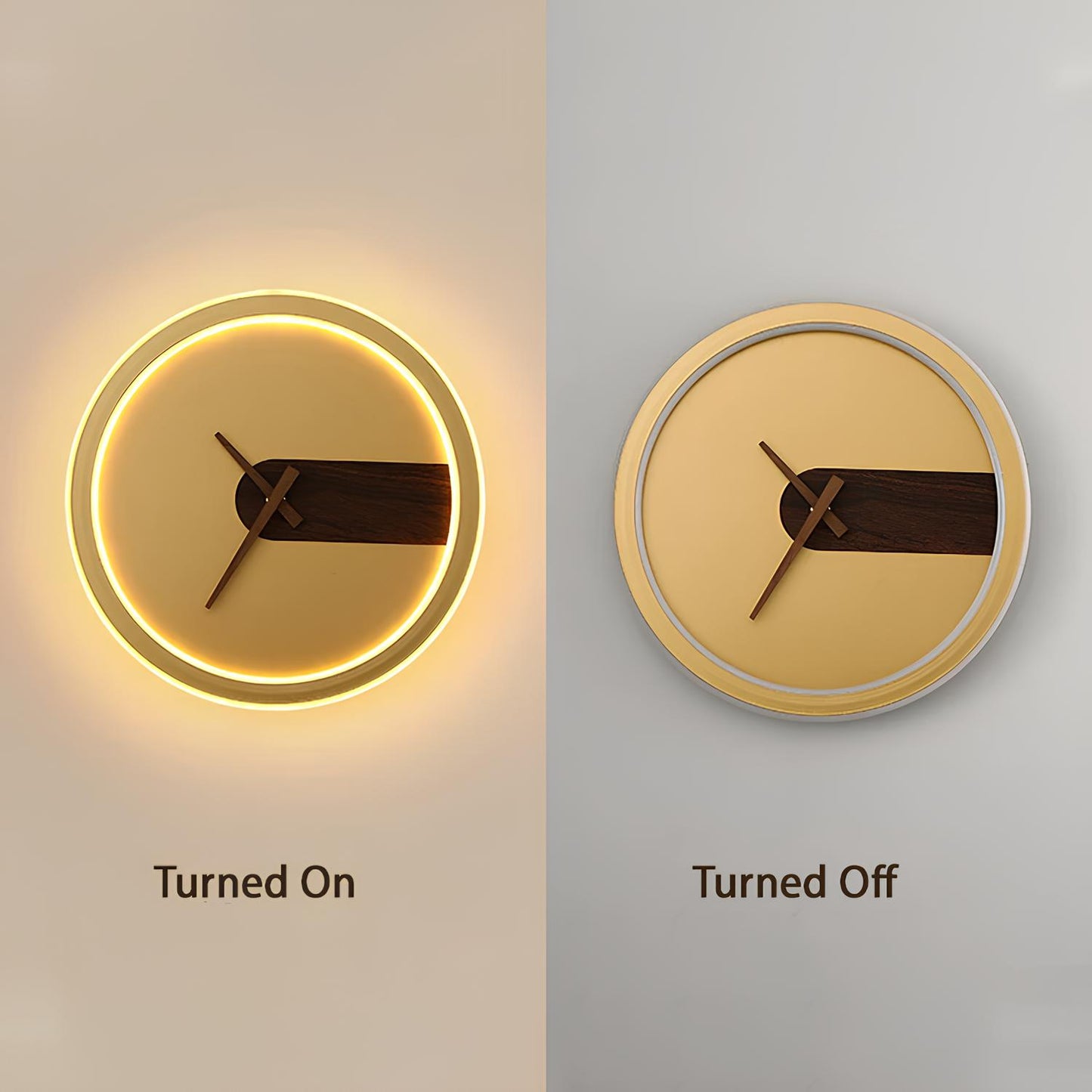 Clock Design LED Wall Lamp - Homevalley.co.uk