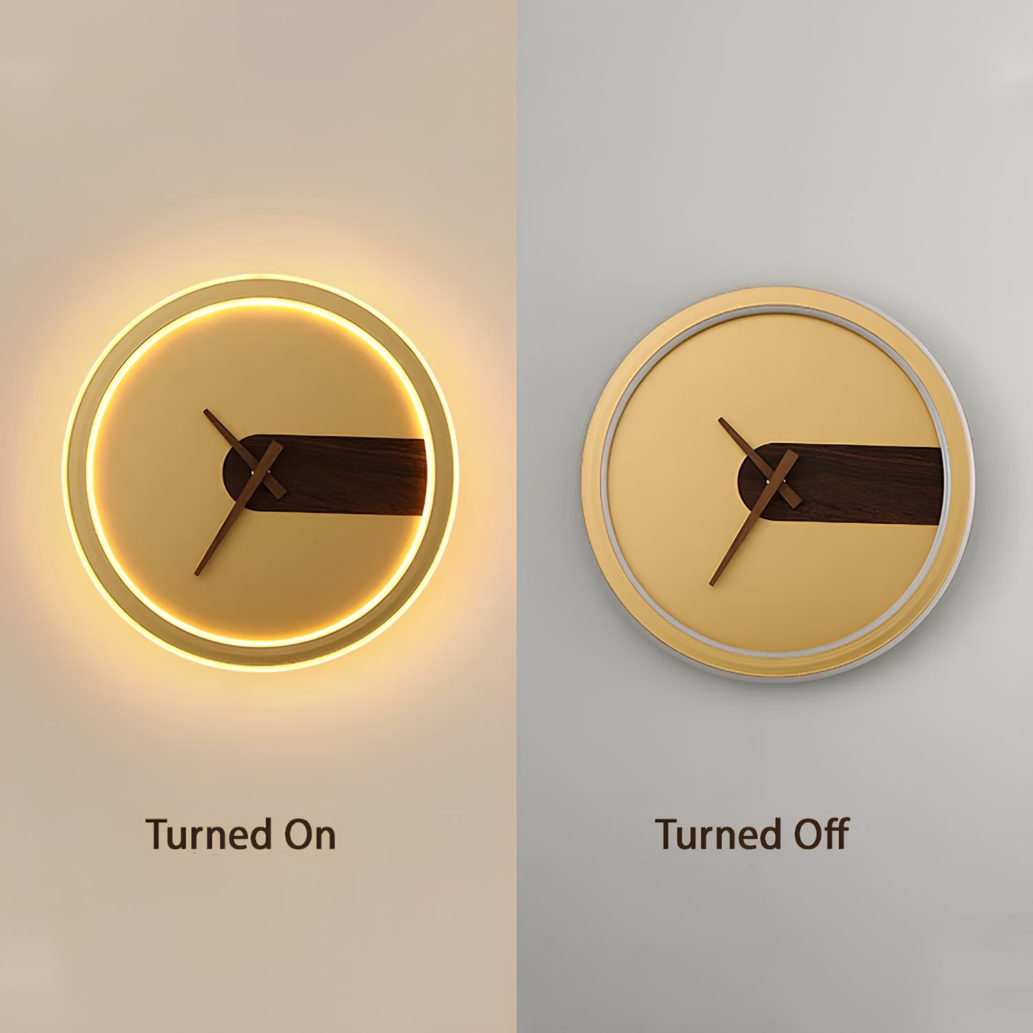 Clock Design LED Wall Lamp - Homevalley.co.uk