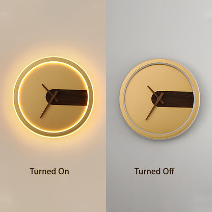 Clock Design LED Wall Lamp - Homevalley.co.uk