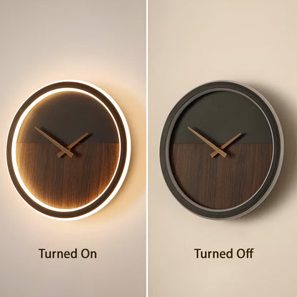 Clock Design LED Wall Lamp - Homevalley.co.uk
