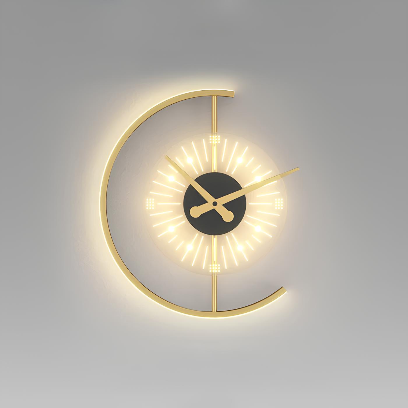 Clock Design LED Wall Lamp - Homevalley.co.uk