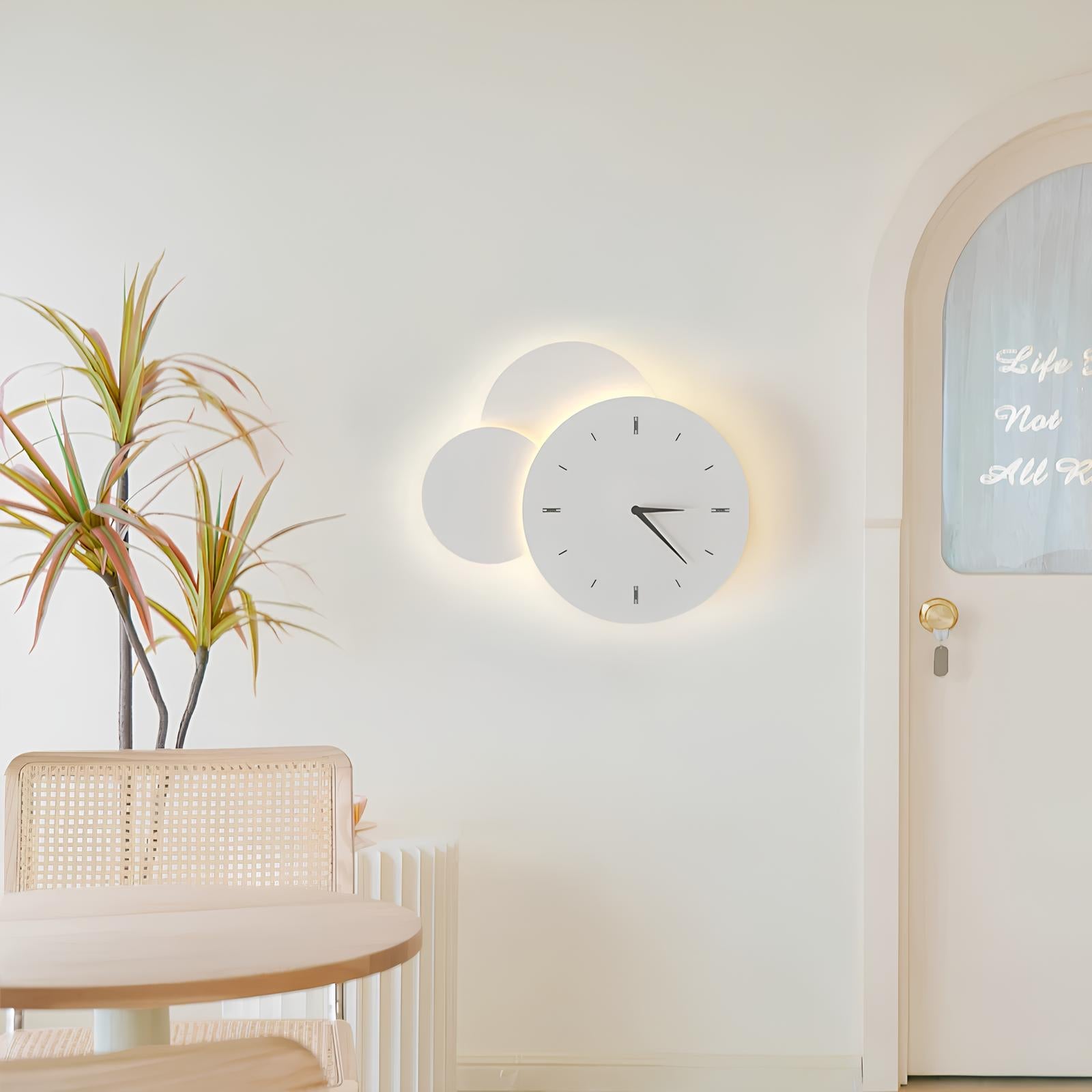 Clock Design LED Wall Lamp - Homevalley.co.uk