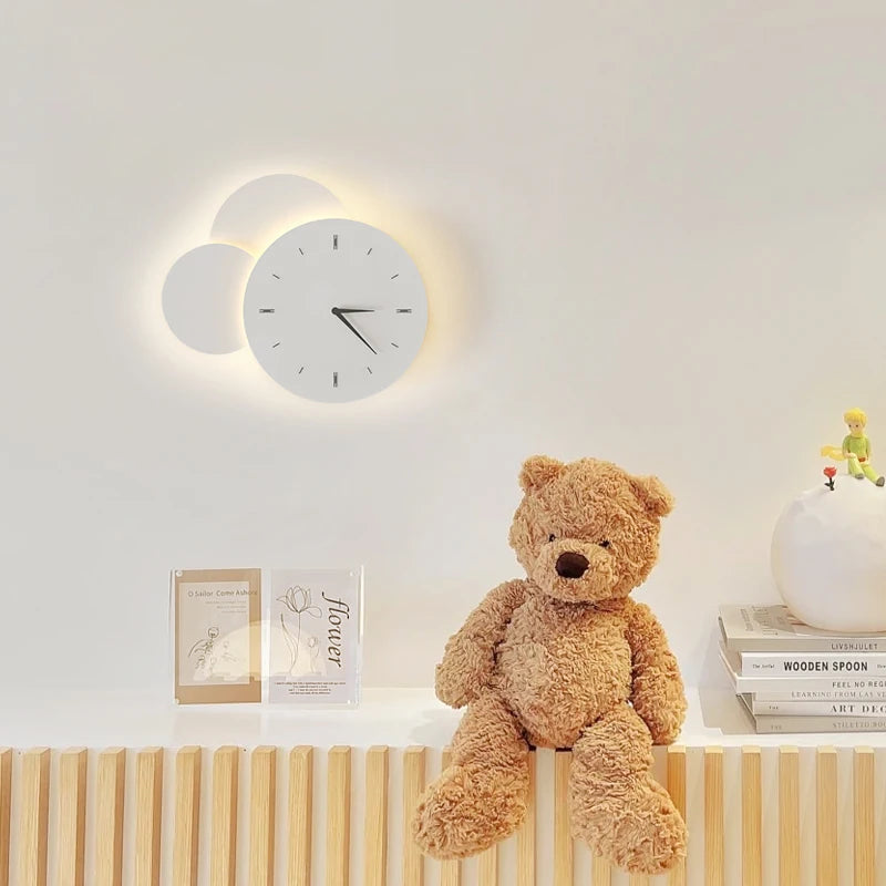 Clock Design LED Wall Lamp - Homevalley.co.uk