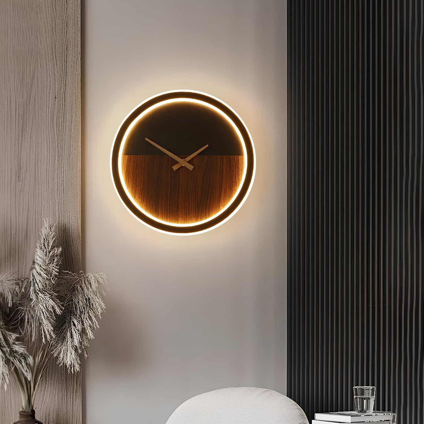 Clock Design LED Wall Lamp - Homevalley.co.uk
